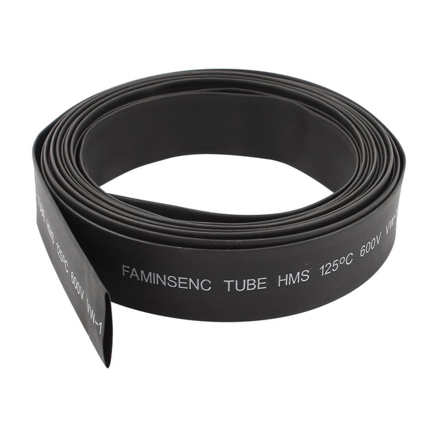 Unique Bargains Tube de Réducteur de Chaleur en Polyoléfine Ratio 2:1 5M 16 Pieds 16mm Dia