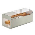 thumbnail image 1 of Yuarrent Caja de almacenamiento de huevos para refrigerador con ranuras separadas para almacenamiento de huevos organizado adecuado Organizadores de utensilios de cocina Blanco transparente, 1 of 6