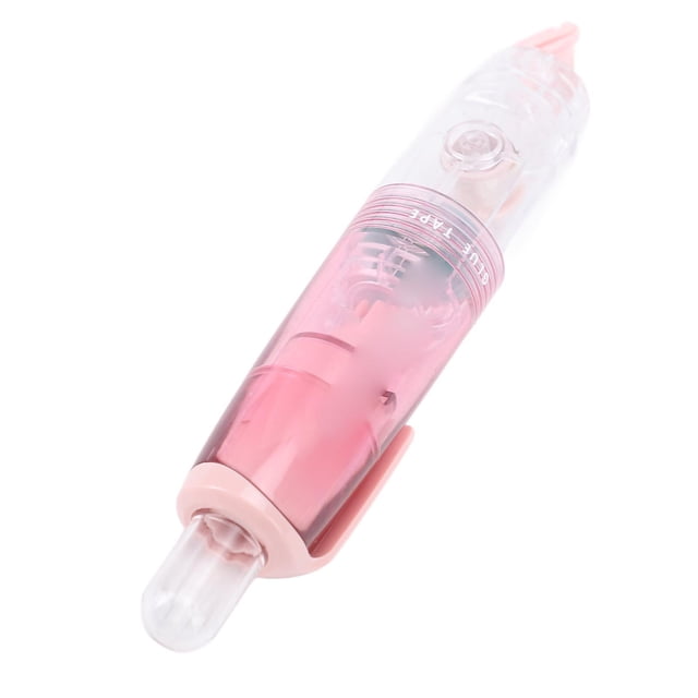 Gupbes Chemin de Ruban Adhésif Rétractable Double Face, Rouleau de Ruban Adhésif à Pousser Distributeur de Ruban Adhésif Rechargeable pour Scrapbooking