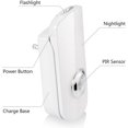 thumbnail image 2 of 2 Pack LED Night Light Flashlight Motion Sensor Cut Light 3-in-1, Rechargeable Emergency Light, Auto Sensing Energy Saving Wall Mount Light Portable LED Torch - Blue Small Size, 2 of 5