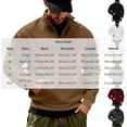 thumbnail image 3 of Atogsazn Men's 1/4 Zip Sweatshirt Casual Long Sleeve Pullover Sweater Fall Winter Tops Outerwear with Pocket Beige L Fashion, 3 of 7