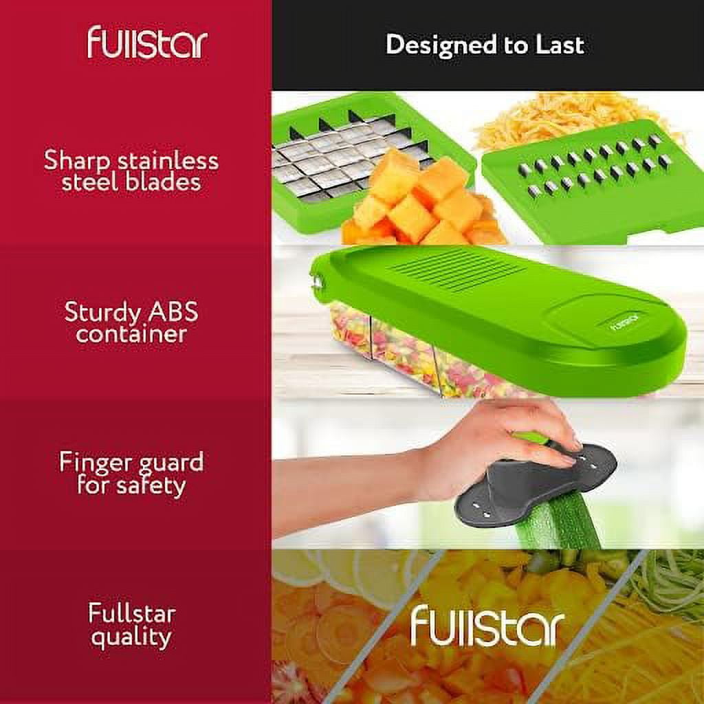  Fullstar Blade Replacement Set for Vegetable Chopper - 2pc Blade  Inserts for Veggie Chopper - Big Dice Blade for Potatoes, Apples, Pears -  Small Dice Blade for Onions, Tomatoes: Home & Kitchen