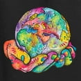thumbnail image 6 of Wild Bobby Rainbow Painted I've Got The Whole World Dean Russo Design Inspirational/Christian Men Tee, Black, Small, 6 of 6
