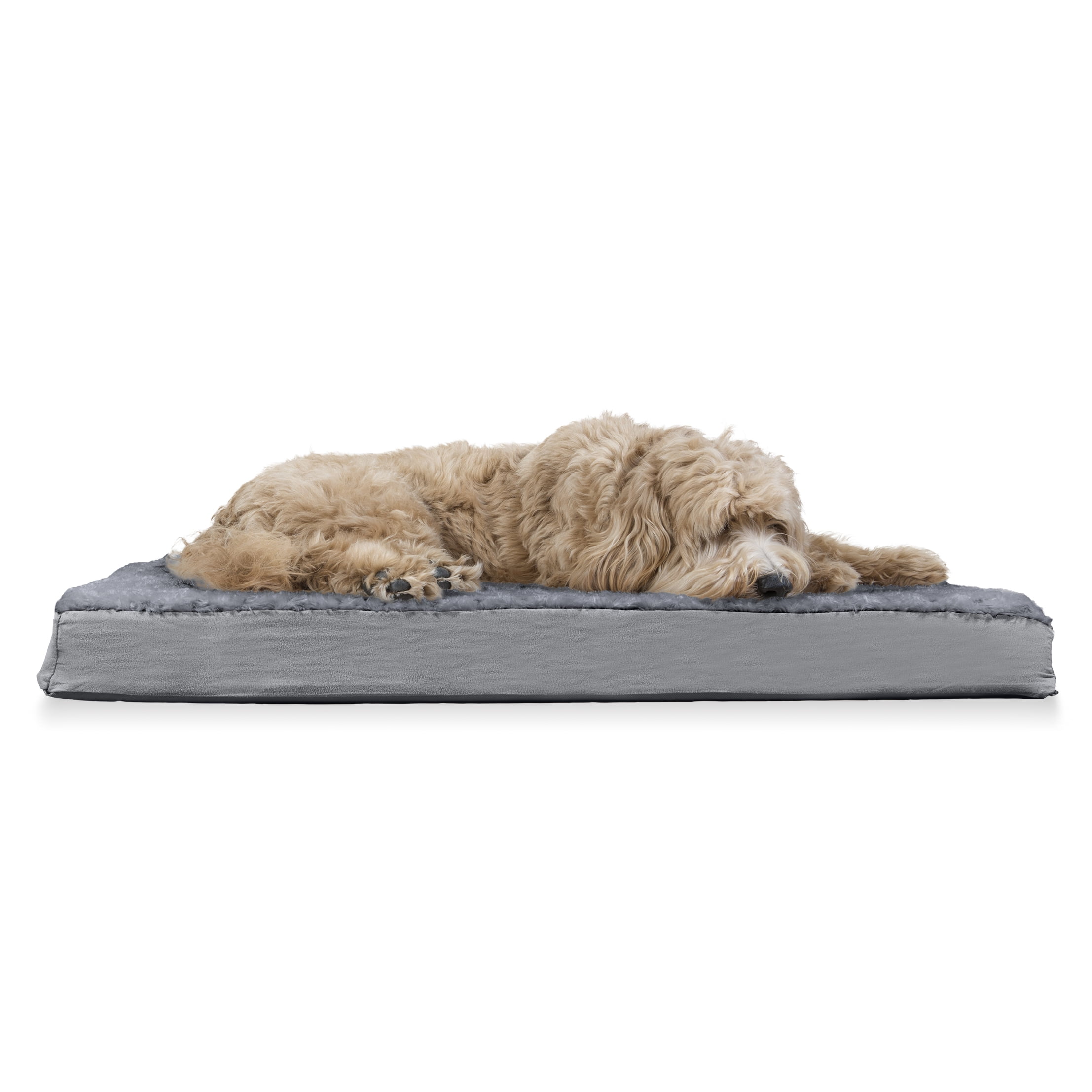 FurHaven Pet Dog Bed Deluxe Cooling Gel Memory Foam Orthopedic Ultra
