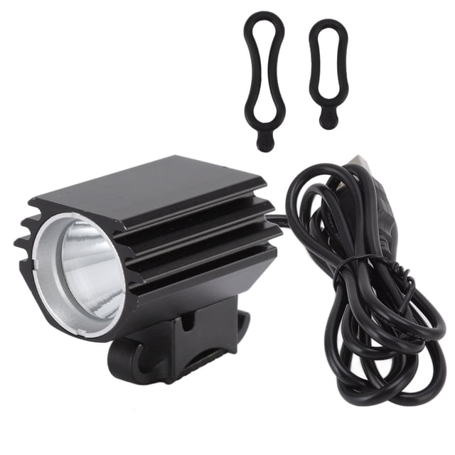 Faro LED para bicicleta de montaña, faro LED para bicicleta de montaña, luz para bicicleta, carga USB, luz delantera para bicicleta, funcionamiento suave