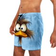thumbnail image 5 of Xdegoge Bathing Suits for Men Funny Print Swim Trunks Quick Drying Board Shorts Novelty Beach Pants Graphic Swimwear with Mesh Liner Side Pockets for Surfing Pool Leisure, 5 of 6
