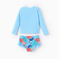 thumbnail image 4 of Disney Stitch Girls Swimsuit Summer Rash Guard 2 Pieces Bathing Suits Beach Tankini Set Sizes 3-13, 4 of 9