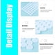 thumbnail image 2 of CHAO Ganchos y bucles adhesivos de 500 x 5 mm (blanco), pegatinas adhesivas redondas de ganchos y bucles en la parte posterior de las monedas de puntos, pegatinas de monedas de puntos en la parte post, 2 of 5