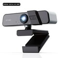thumbnail image 2 of Q8 1080P HD USB PC Webcam with Manual , 120° Wide Angle, Mic, Privacy Cover, Tripod, Type-C, for Zoom/Skype/Live, 2 of 7