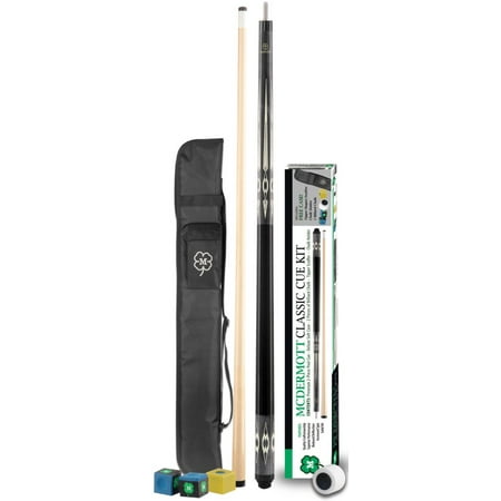 Mcdermott Pearl Cue - McDermott 7-Piece Classic Pool Billlards Cue Kit & Case | KIT4