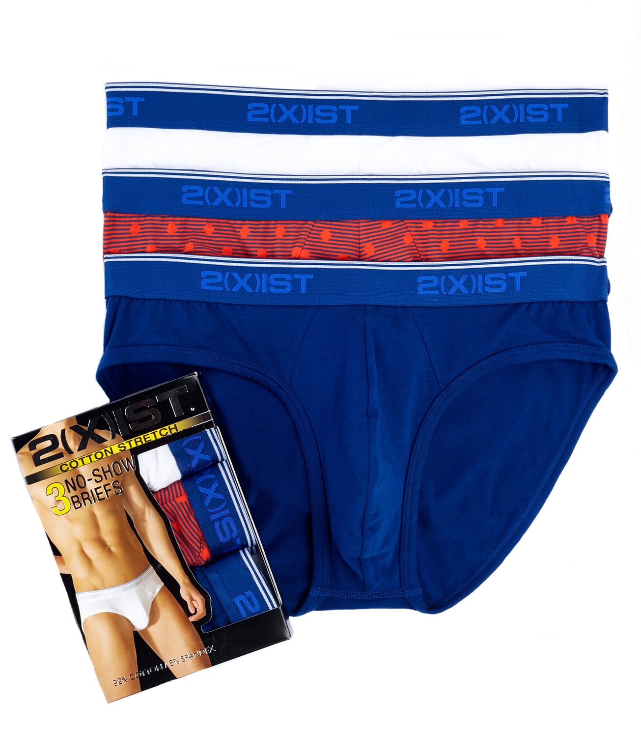 2(x)ist Mens Stretch Cotton Brief 3Pack Style3102132003