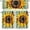 Retro Wooden Yellow Sunflowers, variant on St. Patrick''s Day Kitchen Curtain Sets with Valance Green Hat&Balloon 36 Inch Length Bar Cafe Curtains Window Tiers with Rod Pocket Curtain Valance,Irish Party Home Decor,3 Piece Set