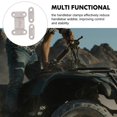 thumbnail image 3 of HLONK Universal Handlebar Risers Clamp Mount Aluminum Alloy Handlebar Clamp Mini Bike Handlebar Mount Bracket Block Compatible For 125-150cc Atv Dirt Bike Supplies, 3 of 8