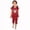 Watermelon Red, variant on Piuwrlz Boys Girls Short Sets Kids Summer Outfit Set Printed Round Neck Tight T-Shirt and Shorts Set Watermelon Red Size 7 Years