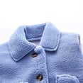 thumbnail image 6 of GiLiling Toddler Boys Girls Fleece Vest Kids Polar Fleece Zipper Jacket Sleevless Fall Winter Warm Outerwear with Pockets (Blue, 1-2 Years), 6 of 9