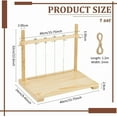 thumbnail image 2 of 15.7x9.4inch Bookbinding Sewing Frame Set Hand DIY Book Binding Tools with Hemp Rope, 2 of 7