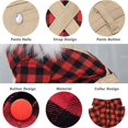thumbnail image 4 of Dog Sweater Dress Dog Sweater With Leash Hole Knit Warm Dog Clothes, 4 of 5