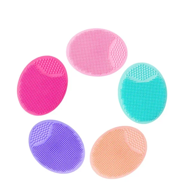 Cepillo de silicona para limpieza facial, limpiador facial, herramienta de maquillaje para eliminar puntos negros, cabezal de cepillo con puntos adhesivos densos, cepillos faciales