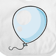 thumbnail image 4 of Inktastic Blue Balloon Boys or Girls Baby Bib, 4 of 4