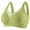 Green, variant on Chiclily Women's Wireless Bras Comfort Everyday Full Coverage Bra Light Gray 2XL Supportive T-Shirt Bra