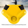 thumbnail image 3 of Cinturón de pesca Mini Fish Top para pesca estable en barco con cardán, mayor comodidad y protección, soporte de cintura amarillo para pescadores marineros, 3 of 8