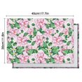 thumbnail image 5 of Pioneer Flower Floral Print Pattern Summer Placemats Table Placemats Set Of 6-Linen Kitchen Washable Placemats Table Mats 12x18 Inch Non-Slip Heat Resistant, 5 of 5