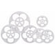 thumbnail image 4 of Moldes para hornear, molde para pasteles, 6 piezas, molde para cortar flores de rosa, molde para decoración de pasteles con fondant, molde para impresión en relieve, molde para hornear, 4 of 6