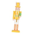 thumbnail image 1 of Figura de Cascanueces de Conejo de Pascua, Decoración de Pascua, Centro de Mesa de 30 cm Amarillo, 1 of 7