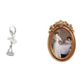 thumbnail image 1 of Elegante Escultura De Resina De Una Bailarina Y Marco De Fotos Ornamentado. Adorno De Escritorio Moderno Y Creativo Para Dormitorio, Oficina, Chimenea, Entrada O Mesa., 1 of 8