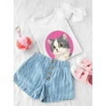 thumbnail image 3 of Suspicious Cat T-Shirt Toddler -Kayomi Harai Designs,  3 Toddler, 3 of 4