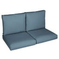 thumbnail image 3 of Sunbrella Sorra Home  Outdoor Loveseat Cushion Set 22.5 in W x 22.5 in D x 5 in H - Spectrum Denim, 3 of 5