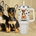thumbnail image 3 of Chihuahua Gift for Dog Owner,40oz Chihuahua Tumbler with Handle Insulated Reusable Stainless Steel Travel Water Bottle (Color 3), 3 of 6