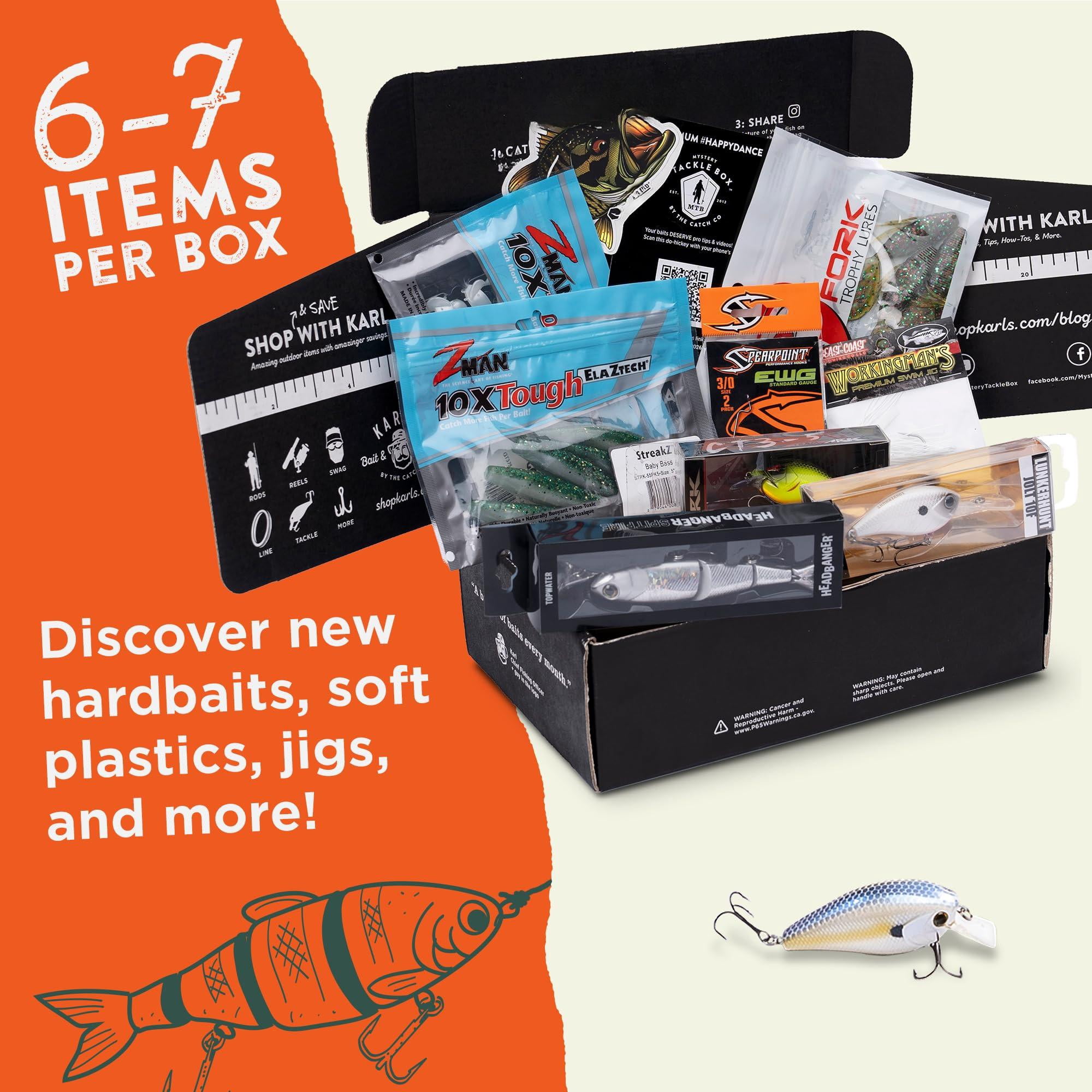 Mystery Tackle Box Pro Bass Fishing Kit | Freshwater Largemouth And Smallmouth Lures