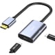 thumbnail image 1 of wonima11 8K@30Hz / 4K@144Hz Displayport to USB-C Adapter with PD 65W Charging, Graphene Cable Display Port Male to Type-C Female for USBC Monitor, Compatible for MacBook Pro/Air, iMac, 1 of 1