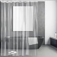 thumbnail image 3 of Soumake Waterproof Clear Shower Curtain Liner with 3 Magnets Rustproof Grommets Durable Quick-Drying Plastic Liner for Bathroom, 3 of 7