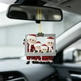 thumbnail image 4 of 2026 Christmas Indoor Home Decor 2D Acrylic Christmas Tree Ornaments Friendship Themed Flat Hanging Decor Cute Festive Acrylic Pendant For Car Interior Christmas Tree Home Wall Window Holiday, 4 of 8