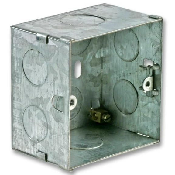 PRO ELEC - Single Metal Back Box, 47mm