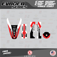 thumbnail image 4 of Kalair GFX Graphics Kit for Honda CRF150F (2003-2007) Evader Series, 4 of 5