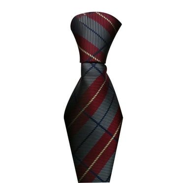 Biplut Business Tie Adjustable Smooth Surface Easy to Match Fine Workmanship Decorative Exquisite Vintage Style Plaid Different Patterns Men Tie for Work