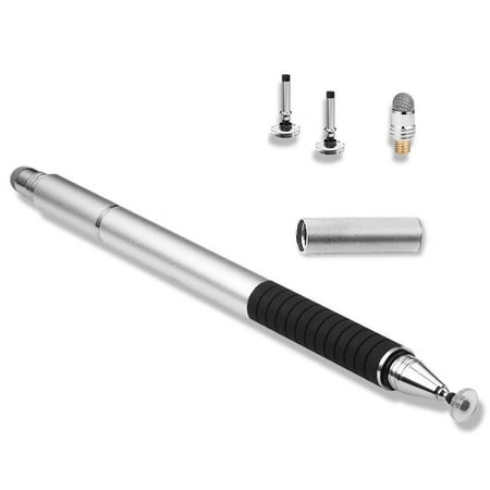 EEEKit Universal 6.1 inch Touchscreen Stylus Pen with Clear Disc & Fiber Tips Compatible with Smartphones Tablets and other Capacitive Touch Screens