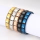 thumbnail image 2 of 9mm Width Italian Charm Bracelet Fashion Stainless Steel Bangle Elastic Link Chain High Quality Factory DIY, 2 of 5