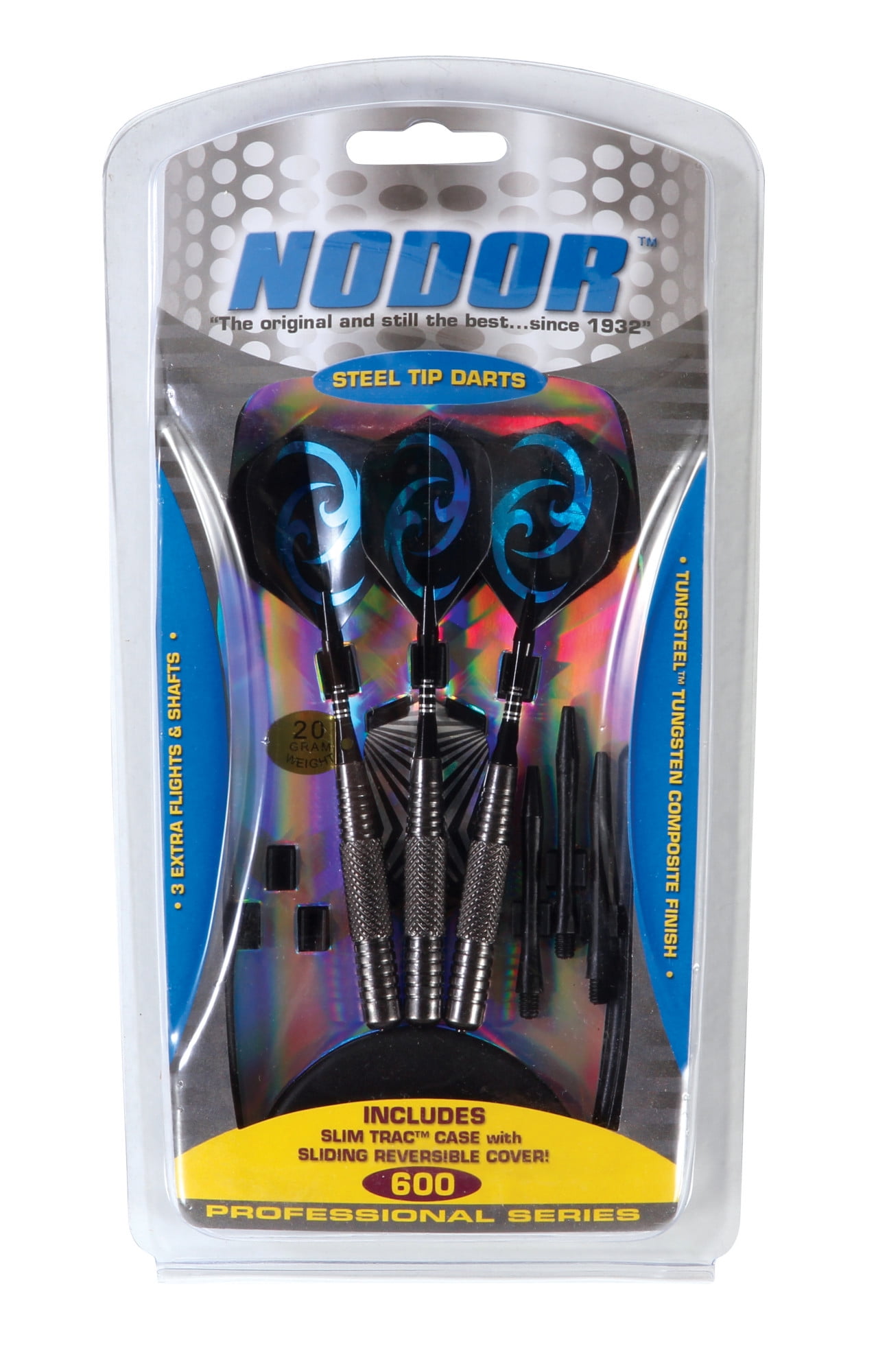 26 Gram Nodor Brass Darts with Stems & Flights One or Two Sets 