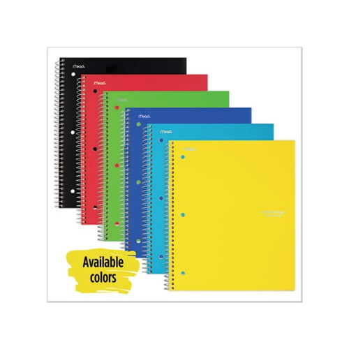 Wirebound Notebook 4 sq/in Quadrille Rule, 11 x 8.5, White, 100 Sheets