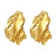 thumbnail image 1 of Pendientes de acero inoxidable de nicho de tendencia de moda para mujer, pendientes de 18 quilates con forma de lazo, 1 of 1