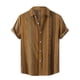 thumbnail image 1 of Camisa de verano que imprime la parte superior de la solapa de la camisa de manga corta de los hombres ocasionales Pompotops oipoqjl25222, 1 of 9