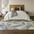 thumbnail image 6 of Addison Rugs Mayfield Washable Transitional Geometric Pewter Rectangle Rug, 2'6" x 3'10", 6 of 6