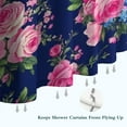 thumbnail image 6 of Pioneer Flower Floral Print Pattern Shower Curtain 36"x72" ,Bathroom Decorative Shower Curtains Set with 12 Hooks,Modern Waterproof Washable Shower Curtain, 6 of 6