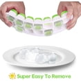 thumbnail image 3 of Bandeja de silicona para cubitos de hielo, paquete de 4 bandejas flexibles y de fácil liberación para 14 cubitos de hielo con tapa extraíble resistente a derrames, bandejas de hielo con cubi, 3 of 5
