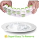 thumbnail image 3 of Bandeja de silicona para cubitos de hielo, paquete de 4 bandejas flexibles y de fácil liberación para 14 cubitos de hielo con tapa extraíble resistente a derrames, bandejas de hielo con cubi, 3 of 5