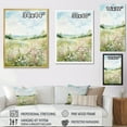 thumbnail image 4 of Designart "Serene Minimalist Meadow Scenery I" Meadow Canvas Art Print, 4 of 7